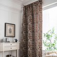 thumbnail image 5 of Boho geometric bohemian curtain for bedroom living room cotton linen printed decorative curtains with tassel home decoration GuanGuan, 5 of 5