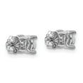 thumbnail image 4 of Primal Gold 14K White Gold Lab Grown Diamond 1ctw Certified SI1/SI2, G H I, 4-Prong Earrings, 4 of 6