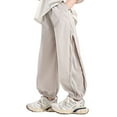 thumbnail image 1 of Boys Athletic Jogger Pants With Side Mesh For Active Kids Comfortable Elastic Cuffed Trousers For Daily Wear Pants, 1 of 4
