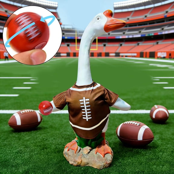 23 Inch Porch Goose Clothing, Sports Theme Outfit, Basketball Football Costume, Lawn Decoration, Outdoor Porch Goose Clothes, Eye-Catching Garden Decor