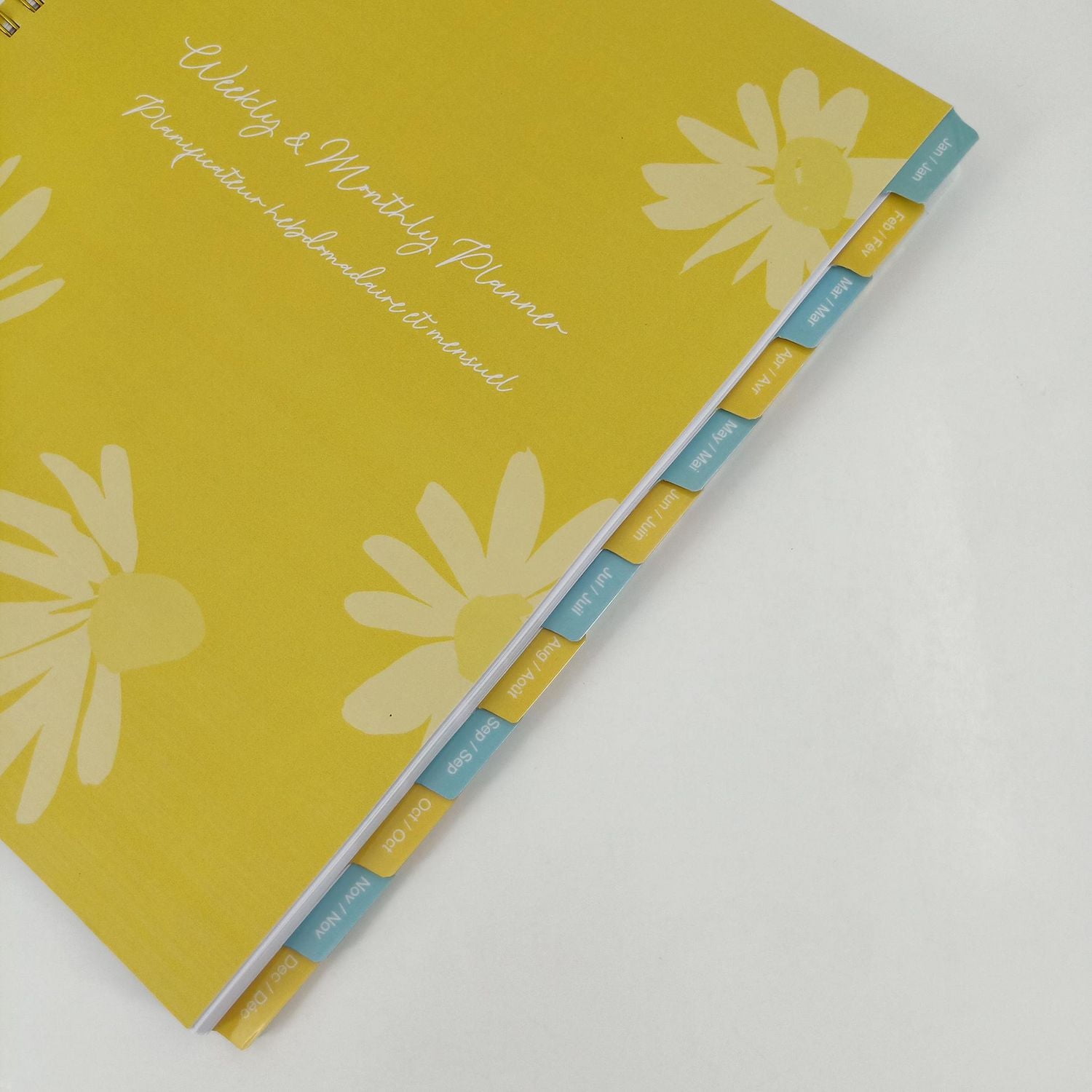 12 MONTH DAILY PLANNER, PLANNER WITH 12 MONTHS