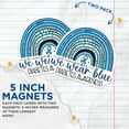 thumbnail image 4 of (2 Pack) Diabetes Awareness Magnets - Blue Awareness Ribbon - Diabetes Support - Medication Reminder - 5" On Longest Side - for Cars, Fridges, Toolboxes - Made in USA - MAG3827, 4 of 7