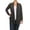 Charcoal, variant on Plus Size Soft Basic Sweater Cardigan for Women