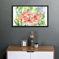 thumbnail image 3 of Flower Wall Art Red Foxes Rustic Landscape Floral Canvas Art Wall Decor For Bedroom Livingroom Office, 3 of 8