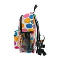 thumbnail image 4 of FORMRS School Backpack with Front Zippered Pocket 12" Student Travel Daypack, Watercolor Circles, 4 of 6