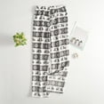 thumbnail image 3 of Women's Christmas Pattern Plush Sleep Pants with Soft Elastic Waist and 2 Pockets, Comfortable Pajama Bottoms for Home and Nightwear,Light Gray,M, 3 of 7