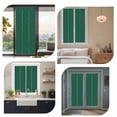 thumbnail image 7 of Dark Green Plaid Window Privacy Film, Country Vintage Abstract Striped Lattice Static Cling UV Sun Blocking Heat Control Window Tint, Non-Adhesive One Way Windows Privacy Cover 17.7''x39.3'', 7 of 7