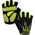 thumbnail image 1 of Guantes de ciclismo Guantes de bicicleta para hombres/mujeres - [Almohadilla de gel de 5 mm] Guantes de ciclismo Guantes de bicicleta de medio dedo Guantes de ejercicio para ciclismo/levantamiento de, 1 of 5