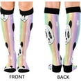 thumbnail image 2 of FREEAMG Cute Panda Compression Socks for Women Men,Knee High Stockings for Athletic Sports,Running,Travel, 2 of 7