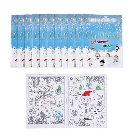 The Twiddlers 36 Mini Christmas Coloring Books for Kids Age 3 