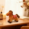 thumbnail image 3 of Adorable Plush Zodiac Horse Toy, Chinese New Year Horse Plush, 2026 Year of The Horse Plush Ornament with Lanyard, Cute Spring Festival Decorations Horse Hanging Plush, 3 of 9