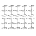 thumbnail image 2 of 10Pcs, Stainless Steel Book Rings for Notebook, Photo Album, Scrapbook, 6 Hole, 20 Hole, 26 Hole, 30 Hole Inner Core with 19mm Pitch, Split and Connect Easily, 2 of 7