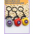 thumbnail image 2 of 3PCS Kettlebell Key chain Fitness Keychain Gym Lover Weightlifting Keyring Silicone Gym Gifts Workout Gifts Bag Charm Backpack Charm, 2 of 7