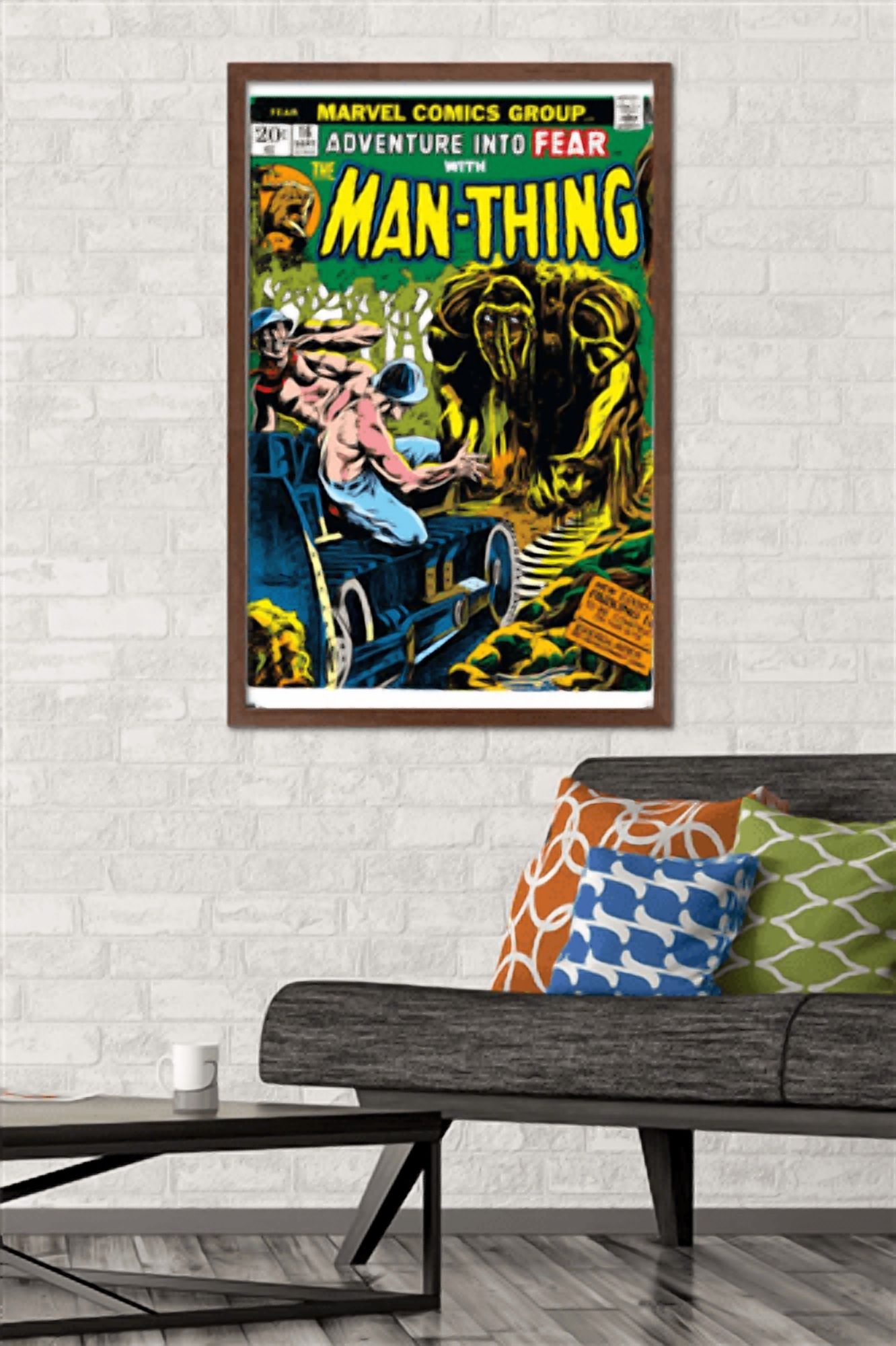 Marvel Comics: Man-Thing #16 Wall Poster, 22.375" x 34" Framed