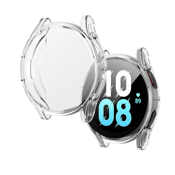 Elegant Choise Watch Case TPU Frame Protector 44mm for Samsung Galaxy Watch 5, Clear