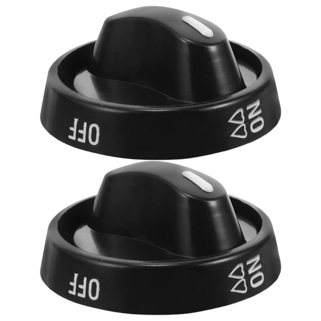 KAKOWELY range replacement knobs 2pcs Universal Stove Knobs Replacements Gas Range Knobs Control Knob For Gas Stove Oven Knobs Replacements Plastic Knobs For Cooktop Burner