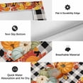 thumbnail image 6 of Thanksgiving Pumpkins Outdoor Rug for Patio/Deck/Porch, Non-Slip Large Area Rug 3 x 5 Ft, Fall Orange Maple Farmhouse Check Indoor Outdoor Rugs Washable Area Rugs, Camping Rug Carpet Runner, 6 of 8