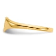 thumbnail image 3 of 14K Yellow Gold Ring Band Signet 6.0x7.5mm Closed Back Heart, Size 7, 3 of 5
