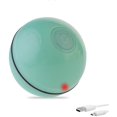 thumbnail image 1 of Jouet Interactif Intelligent pour Chat Balle Automatique Usb Rechargeable Jouet pour Chat Balle à Roulettes avec Lumière Led à 360 Degrés Balle Rotative (Vert), 1 of 5