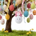 thumbnail image 5 of Handmade Crochet Bunny Egg Decor, Knitted Spring Home Decor, Soft Tabletop Ornaments for Festive or Seasonal Display, 5 of 6