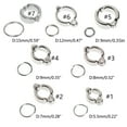 thumbnail image 4 of Tizuqe Parrot Leg Rings Metal Active Opening Foot Ring for Medium Large Bird Alloy Clip, 4 of 20