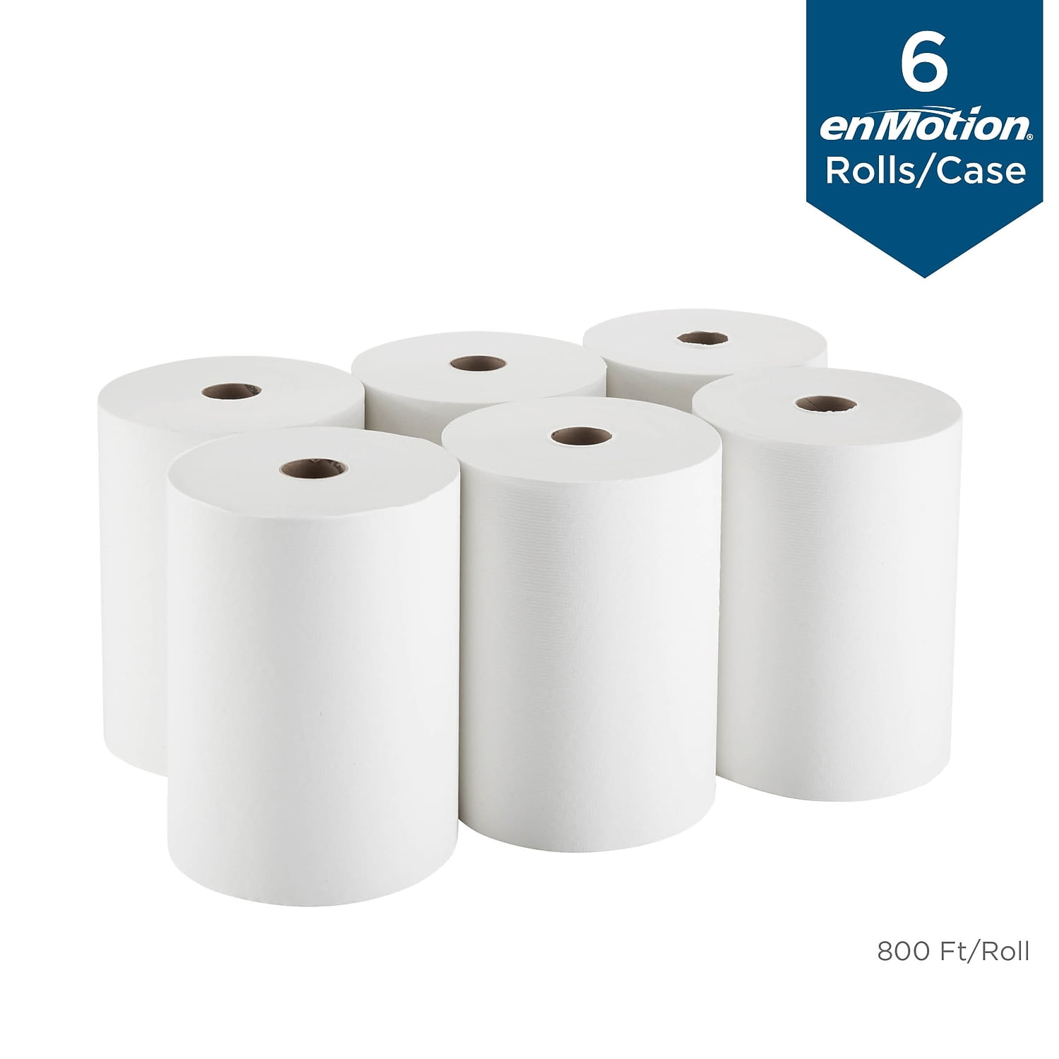 Georgia-Pacific Paper Towel Roll,800,White,PK6  89470