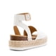 thumbnail image 3 of Sandalias de Plataforma con Cuña Blanca para Mujer DREAM PAIRS, 3 of 7