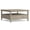 Distressed Grey, variant on Simpli Home Warm Shaker 36 inch Wide Solid Wood Transitional Square Coffee Table in Light Golden Brown