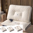 thumbnail image 1 of Almohada de Plumas Ganfancp Business Class para Adultos Almohada Cervical Ayuda para Dormir Regalo de Navidad 1X, 1 of 7