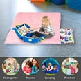 thumbnail image 3 of KAINSY Customized Toddler Nap Mat, Nap Sacks for Infant Child, Baby Butterfly Nap Mats with Pillow Blanket, Personalized Name Nap Mats for Preschool Kindergarten Girls, Easy Roll Up, 3 of 8