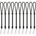 thumbnail image 1 of czcpp-Hand Wrist Strap Lanyard, 10 Pack 9.5 inch Adjustable Nylon Wristlet Straps Keychain String for Cell Phone Case Holder, AirPods Pro 2 2022, Camera, Key, GoPro, USB Drive, Ski Glove (Black), 1 of 4
