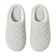 thumbnail image 5 of Agkizg Womens Fall Winter Slippers, House Slippers, Closed Toe Foam Backless House Slippers Soft Sole Warm Casual Indoor Bedroom Winter Slippers, 5 of 7