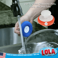 thumbnail image 5 of LOLA Plastic Mesh Scourers W/ Hand Saver Knob, Pots & Pans Cleaning Scrubber - 1 CT, 5 of 6