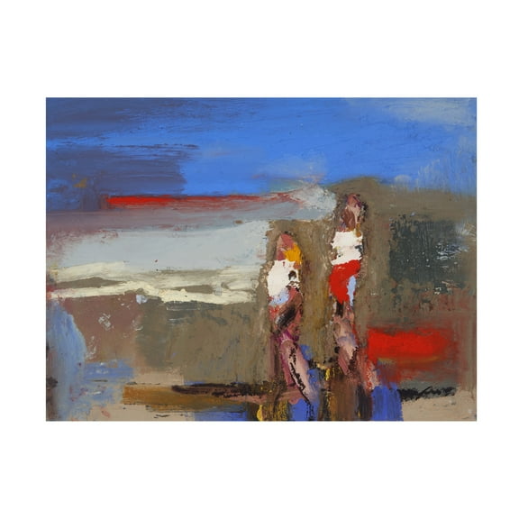 Canvas Wall Art - Erin McGee Ferrell 'Shell Gathers IV' Wall Art for Living Room, Bedroom, or Office Décor by Trademark Fine Art - 19 x 14 Inches