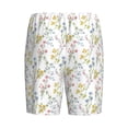thumbnail image 4 of Yiaed Floral for Men's Soft Sleep Pajama Short Lounging Pajama Shorts-XX-Large, 4 of 8