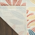 thumbnail image 6 of Nourison Aloha 3'6" x 5'6" Ivory Blue Modern Indoor/Outdoor Area Rug, 6 of 9