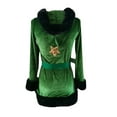 thumbnail image 5 of Musuos Christmas Women Playing Dress Christmas Tree Green Dress A-line Skirt 2021 New Year Costume, 5 of 5
