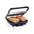 thumbnail image 1 of Hamilton Beach (25410) Panini Press, Sandwich Maker & Grill, Electric, 95Cooking Surface, Stainless Steel, 1 of 8