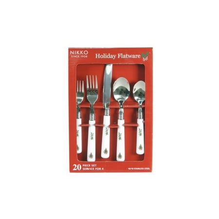 Nikko Christmas Flatware 20 Piece Set, Service for Four - Walmart.com Nikko Christmas Flatware 20 Piece Set, Service for Four - Walmart.com