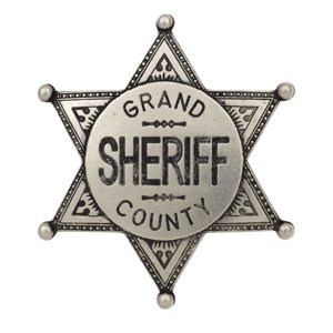 Denix - Placa De Sheriff Grand County 113/Nq 18 Gr 7 Cms