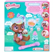 Kindi Kids Bonnie Bubbles and Sing, Electronic 6.5 inch doll and 2 Accessories, Preschool, Girls, Ages 3+