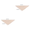 thumbnail image 1 of Methold Pet Slobber Tie Pañuelo Algodón Lavable Reutilizable Adorno Toallas Bufanda Regalos de vacaciones Babero Accesorio para exteriores Amarillo 2piezas, 1 of 6