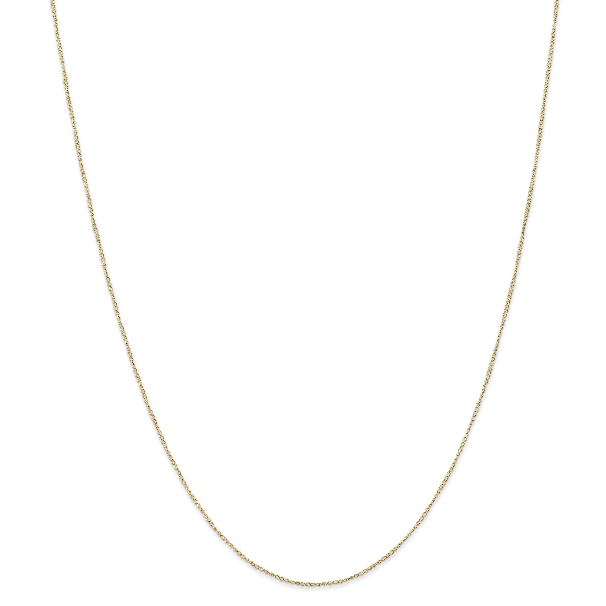 Finejewelers 14 Kt White Gold 16 Inch 1.1mm Bright Cut Milano Chain Necklace with Lobster Clasp