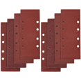 thumbnail image 3 of 48-Pack Sanding Sheets for Orbital Sander, 93 x 185 mm, 8 Holes, Grits 60-400, Compatible with Bosch, Makita, and More, 3 of 5