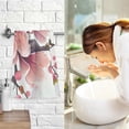 thumbnail image 6 of Coolnut Spring Pink Flowers Hand Towels 2 Pieces, Cotton Bath Towel for Drying Face Hands Body Decorative Water Absorbent Lightweight Towels for Bathroom Ktichen Travel Gym, 16"x28", 6 of 6
