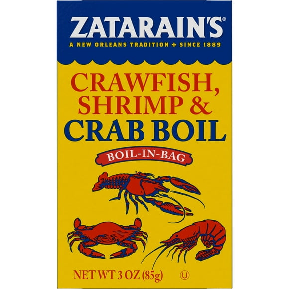 Zatarain's Crab Boil - Boil-in Bag, 3 oz Mixed Spices & Seasonings