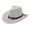 White, variant on Sun Hats for Women And Men Solid Color Summer Western Cowboy Hat Hollowed Out Beach Straw Hat