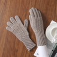 thumbnail image 3 of Jiibva Wool Knit Gloves Women Touchscreen Warm Gloves with Long Wrist Cuffs Windproof Cold Weather Gear, 3 of 7