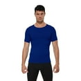 thumbnail image 2 of Xmarks Men's Athletic Compression Shirts Short Sleeve Workout Running T-Shirt Slimming Sports Baselayer Tee Tops Athletic Dry Fit Shirt Short Sleeve Muscle Shirts, S-3XL, 2 of 8