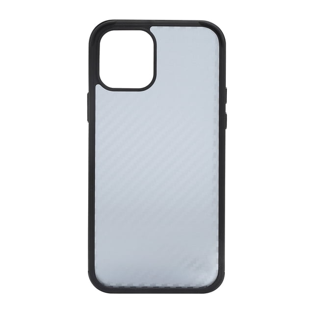 SULADA Funda de cuerpo completo con marco de metal y textura de fibra para iPhone 12/12PRO